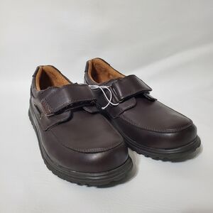 Childrens Place Brown Loafers Hook and Loop Shoes Boys Size 4